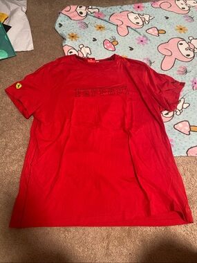 Ferrari Red Short Sleeve Logo Tee